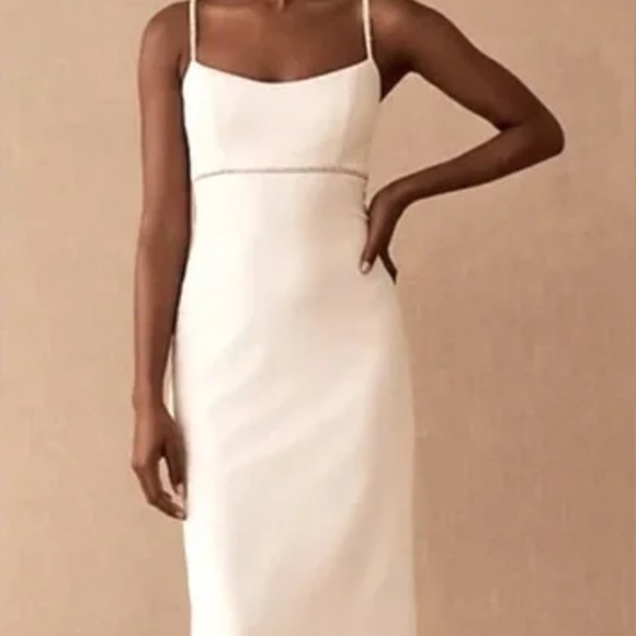 Sachin + Babi Kinzie Ivory Midi Dress. NWT! - Picture 1 of 5